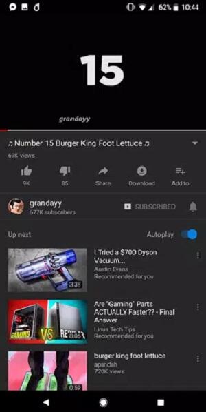 YouTube Vanced screenshot 2