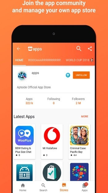 Aptoide screenshot 1