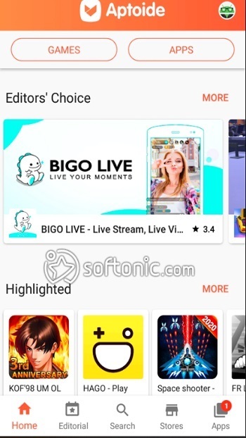 Aptoide screenshot 2