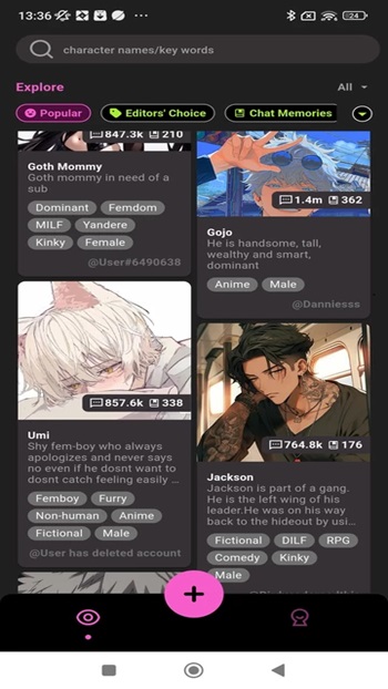 Crushon AI screenshot 2