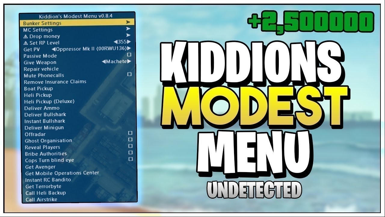Kiddions Mod Menu screenshot 2