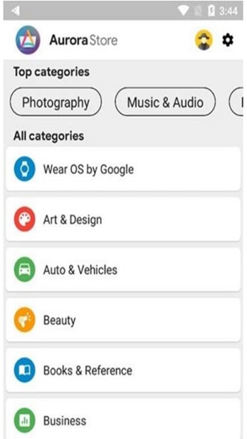 Aurora Store screenshot 3