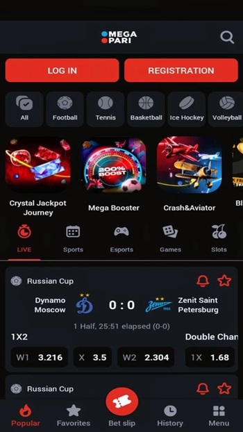 Megapari screenshot 1