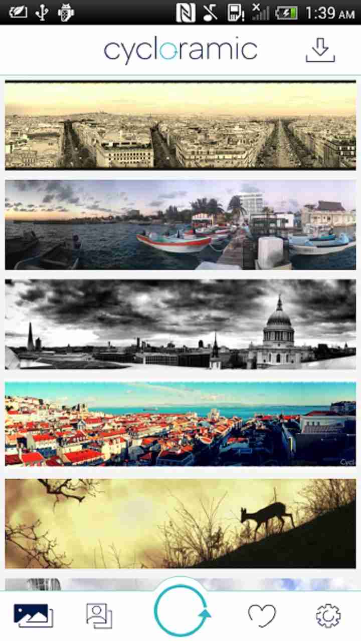 Cycloramic screenshot 1