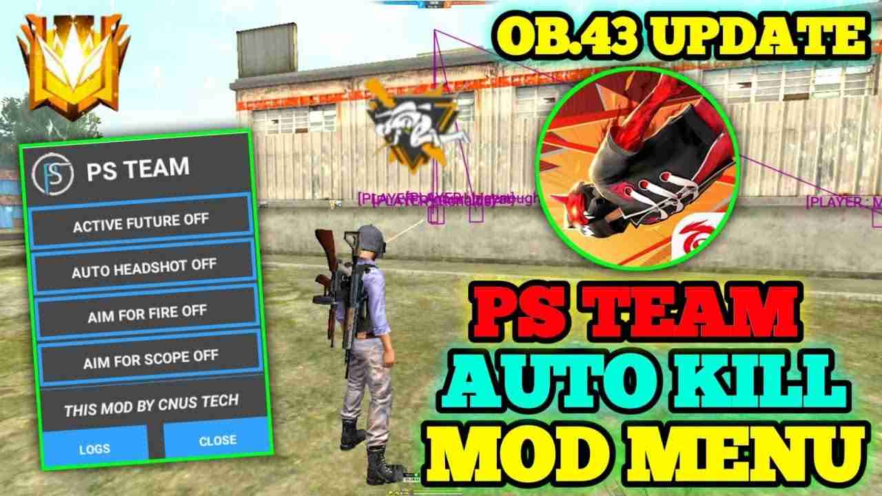 Free Fire MOD MENU Patoteam screenshot 2