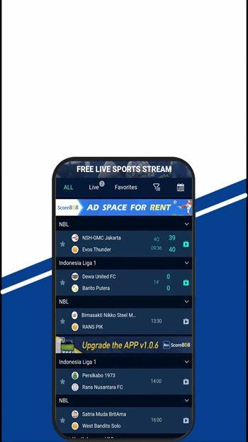 Livesports808 screenshot 1